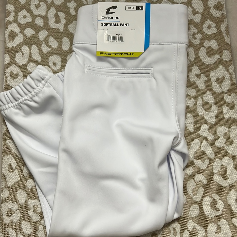 NWT Girls Fast Pitch softball pants Sz S